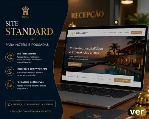Modelo de Site Standard Para Hotéis e Pousadas